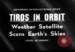 Image of TIROS weather satellite Cape Canaveral Florida USA, 1960, second 3 stock footage video 65675072253