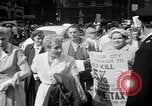 Standbild Steuerprotest für Filme New York City USA, 1961, aus Sekunde 10 historischem Filmmaterial Videoclip 65675072265