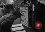 Standbild Film steuern Protest New York City USA, 1954, aus Sekunde 15 historischem Filmmaterial Videoclip 65675072267