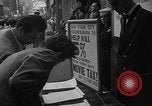 Standbild Film steuern Protest New York City USA, 1954, aus Sekunde 16 historischem Filmmaterial Videoclip 65675072267