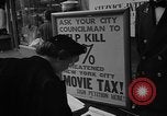 Standbild Film steuern Protest New York City USA, 1954, aus Sekunde 22 historischem Filmmaterial Videoclip 65675072267