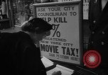 Standbild Film steuern Protest New York City USA, 1954, aus Sekunde 24 historischem Filmmaterial Videoclip 65675072267