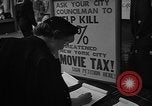 Standbild Film steuern Protest New York City USA, 1954, aus Sekunde 27 historischem Filmmaterial Videoclip 65675072267