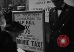Standbild Film steuern Protest New York City USA, 1954, aus Sekunde 28 historischem Filmmaterial Videoclip 65675072267