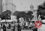 Image of movie tax protest in New York New York City USA, 1961, second 6 stock footage video 65675072269