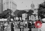 Image of movie tax protest in New York New York City USA, 1961, second 8 stock footage video 65675072269