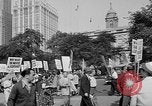 Image of movie tax protest in New York New York City USA, 1961, second 11 stock footage video 65675072269