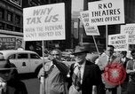 Image of movie tax protest in New York New York City USA, 1961, second 20 stock footage video 65675072269