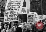 Image of movie tax protest in New York New York City USA, 1961, second 29 stock footage video 65675072269