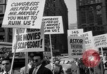 Image of movie tax protest in New York New York City USA, 1961, second 30 stock footage video 65675072269