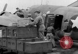 Image of loading airplane with movies for troops overseas New York United States USA, 1943, second 26 stock footage video 65675072285