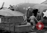 Image of loading airplane with movies for troops overseas New York United States USA, 1943, second 36 stock footage video 65675072285