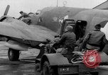 Image of loading airplane with movies for troops overseas New York United States USA, 1943, second 60 stock footage video 65675072285