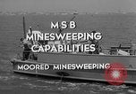 Image of moored minesweeping United States USA, 1958, second 5 stock footage video 65675072324