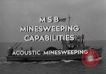 Image of acoustic minesweeping United States USA, 1958, second 5 stock footage video 65675072326