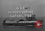 Image of acoustic minesweeping United States USA, 1958, second 6 stock footage video 65675072326