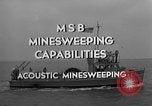 Image of acoustic minesweeping United States USA, 1958, second 8 stock footage video 65675072326