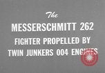 Standbild Messerschmitt Me 262 Deutschland, 1947, aus Sekunde 3 historischem Filmmaterial Videoclip 65675072355