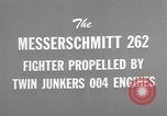 Standbild Messerschmitt Me 262 Deutschland, 1947, aus Sekunde 4 historischem Filmmaterial Videoclip 65675072355