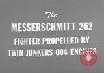 Standbild Messerschmitt Me 262 Deutschland, 1947, aus Sekunde 6 historischem Filmmaterial Videoclip 65675072355