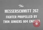 Standbild Messerschmitt Me 262 Deutschland, 1947, aus Sekunde 7 historischem Filmmaterial Videoclip 65675072355
