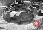 Image of U.S. Infantry and French FT-17 tanks advancing in World War 1 Western Front, 1918, second 4 stock footage video 65675072379