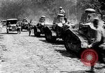 Image of U.S. Infantry and French FT-17 tanks advancing in World War 1 Western Front, 1918, second 8 stock footage video 65675072379