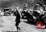 Image of U.S. Infantry and French FT-17 tanks advancing in World War 1 Western Front, 1918, second 9 stock footage video 65675072379
