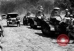 Image of U.S. Infantry and French FT-17 tanks advancing in World War 1 Western Front, 1918, second 10 stock footage video 65675072379