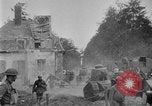 Image of U.S. Infantry and French FT-17 tanks advancing in World War 1 Western Front, 1918, second 22 stock footage video 65675072379