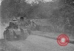 Image of U.S. Infantry and French FT-17 tanks advancing in World War 1 Western Front, 1918, second 27 stock footage video 65675072379
