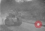 Image of U.S. Infantry and French FT-17 tanks advancing in World War 1 Western Front, 1918, second 28 stock footage video 65675072379
