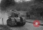 Image of U.S. Infantry and French FT-17 tanks advancing in World War 1 Western Front, 1918, second 29 stock footage video 65675072379
