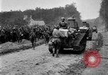Image of U.S. Infantry and French FT-17 tanks advancing in World War 1 Western Front, 1918, second 38 stock footage video 65675072379