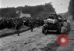 Image of U.S. Infantry and French FT-17 tanks advancing in World War 1 Western Front, 1918, second 40 stock footage video 65675072379