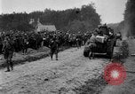 Image of U.S. Infantry and French FT-17 tanks advancing in World War 1 Western Front, 1918, second 42 stock footage video 65675072379