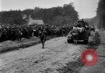 Image of U.S. Infantry and French FT-17 tanks advancing in World War 1 Western Front, 1918, second 43 stock footage video 65675072379