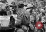 Image of U.S. Infantry and French FT-17 tanks advancing in World War 1 Western Front, 1918, second 48 stock footage video 65675072379