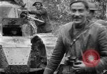 Image of U.S. Infantry and French FT-17 tanks advancing in World War 1 Western Front, 1918, second 49 stock footage video 65675072379