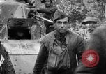 Image of U.S. Infantry and French FT-17 tanks advancing in World War 1 Western Front, 1918, second 50 stock footage video 65675072379