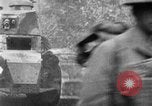 Image of U.S. Infantry and French FT-17 tanks advancing in World War 1 Western Front, 1918, second 57 stock footage video 65675072379
