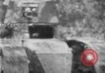 Image of U.S. Infantry and French FT-17 tanks advancing in World War 1 Western Front, 1918, second 59 stock footage video 65675072379