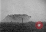 Image of British tanks in France during World War I France, 1918, second 59 stock footage video 65675072380