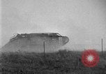 Image of British tanks in France during World War I France, 1918, second 60 stock footage video 65675072380