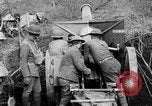 Image of United States Army artillery firing 155mm howitzers Western Front, 1917, second 10 stock footage video 65675072381
