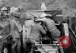Image of United States Army artillery firing 155mm howitzers Western Front, 1917, second 11 stock footage video 65675072381