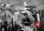 Image of United States Army artillery firing 155mm howitzers Western Front, 1917, second 12 stock footage video 65675072381