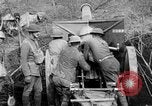 Image of United States Army artillery firing 155mm howitzers Western Front, 1917, second 13 stock footage video 65675072381
