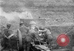 Image of United States Army artillery firing 155mm howitzers Western Front, 1917, second 21 stock footage video 65675072381