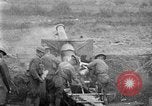 Image of United States Army artillery firing 155mm howitzers Western Front, 1917, second 22 stock footage video 65675072381